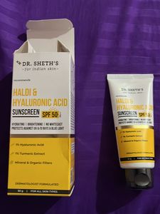 DR SHETHS Haldi & Hyaluronic Acid Sunscreen