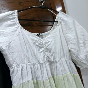 Green beautiful dress