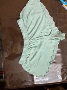 Seafoam Ruffle Shorts Combo Of 4