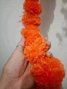 5 Piece Artifial Fluffy Flower Garland