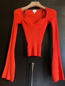 🍓H&M Red Ribbed Knit Top🍓
