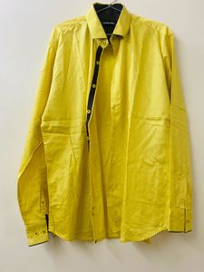 Yellow dotted full-sleeve shirt Size XL