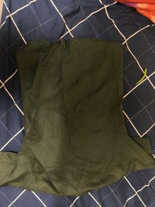 Olive Green Button-Down Shirt