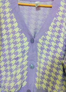 Houndstooth Cardigan