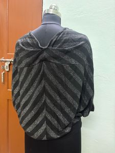 Stylish Black Striped Top