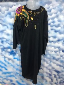 long  woolen partywear dress