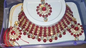 AVEERA BEAUTIFUL CHOKER NECKLACE SET FOR Women 😍
