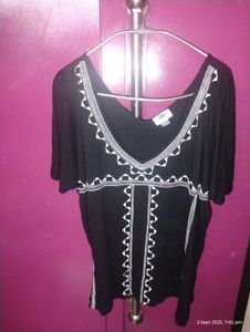 Black Color Beautiful Fancy Top