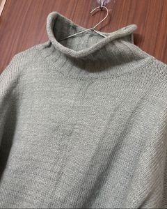 Stylish Turtleneck Knit Sweater