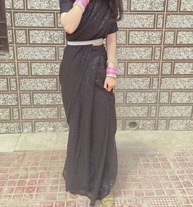 Elegant Black Saree