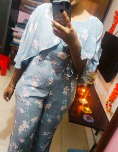 Floral Print Jumpsuit