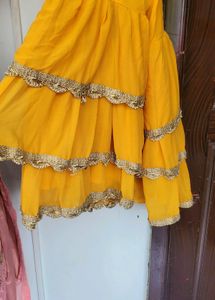 HALDI BEAUTIFUL 😍 SHARARA SET