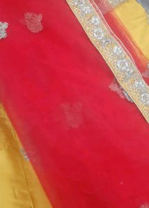 Elegant Yellow Embroidered Anarkali Gown