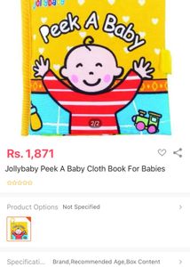(Brand New Condition) Jollybaby Soft Cloth Baby