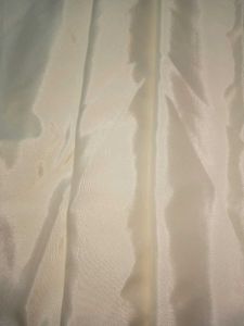 Elegant White Satin Saree