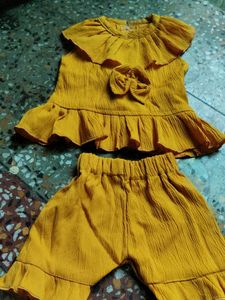 Cute Yellow Kids Outfit
