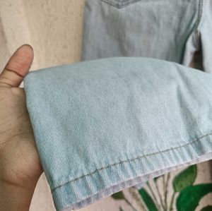 High Waist Light Blue Denim