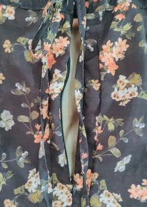 Floral Midi Tube Dress Cum Mermaid Skirt