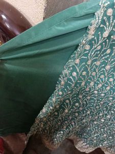 Elegant Green Embroidered Kurta Set