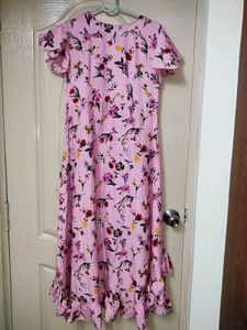 Pink Ruffled Dress