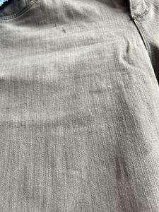 Gray Cropped Jeans