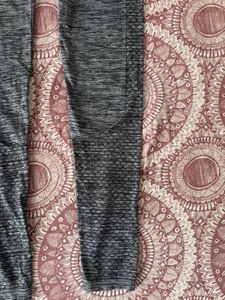 HRX Charcoal Grey Yoga Seamless Solid Tights