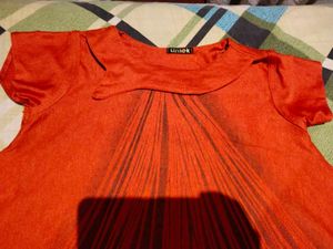 Rust Red Flare Top – Bold, Breezy &amp; Beautiful!