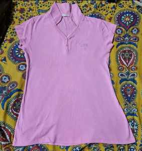 Cute Pink Polo T-Shirt