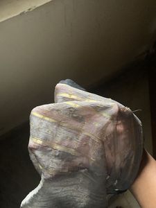 Grey Silk-Blend Dupatta with Zari Weaving