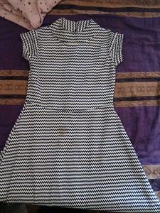 Chic Chevron Print Dress