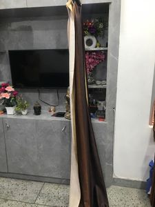 Brown Door Curtains