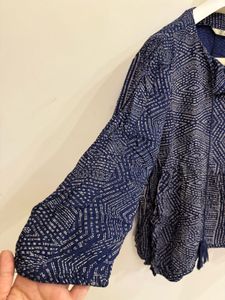 Navy blue DNMX top