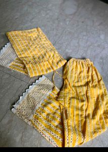 Yellow Kaftan Co Ord Set