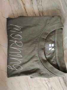 Olive Green Graphic Tee