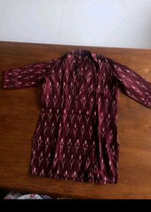 Cotton Silk Kurta Pyjama For Kids