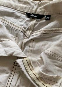 White Cargo Pants