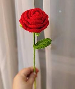 Handmade Crochet Rose