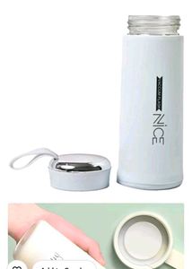 2 New GLASS Water Bottle