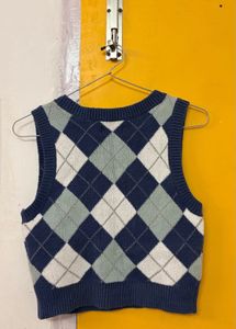 Hollister Argyle Sweater Vest