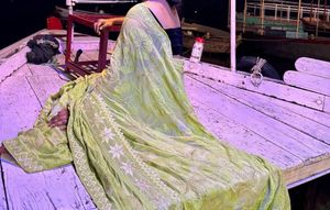 Elegant Green Saree