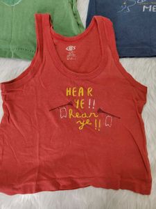 Boys Vest Set Of 4
