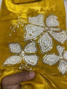 Elegant Yellow Saree