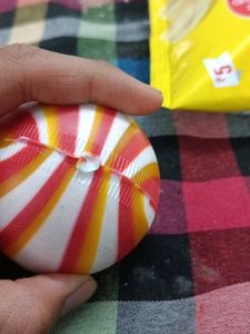 Striped Rubber Ball