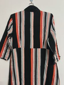 Striped Shirt Dress