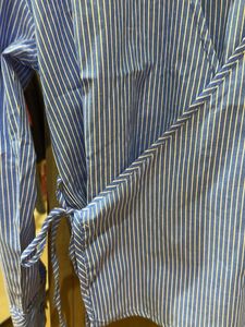 New Striped Wrap Top