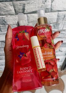 Nykaa & Bodyfantasies COMBO+ 🎁 Strawberry 🍓 Mist