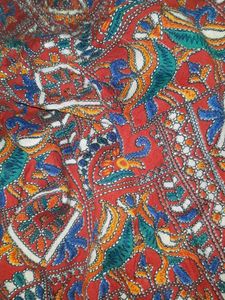 Boho Print Top with Pom Poms!🥰