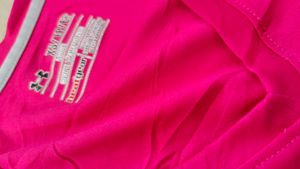 Under Armour short-sleeved t-shirt in a vibrant pi