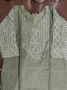 Olive Green Kurta