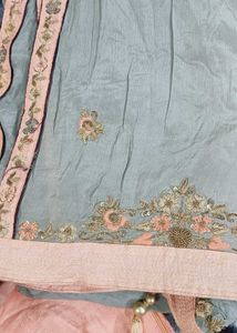 Beautiful Saree With Stitched Heavy Blouse